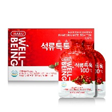 하루웰빙 석류톡톡100% 석류즙 터키산  과즙 엑기스 30포 석류 선물세트